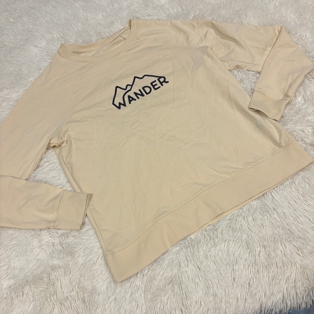 Columbia Women’s Spar Canyon Fleece “Wander” Sweatshirt Cream L